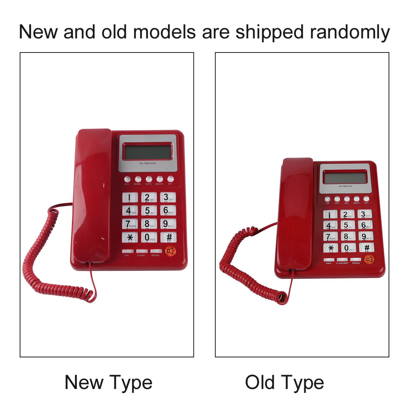 XD06465 16 - KX-T8001 Corded Telephone Dual Mode Multifunction Landline Fixed Telephone for Home Office Hotel